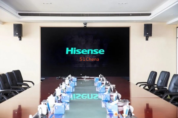 在現場 - 效果驚艷！海信Micro LED一體機入駐華通集團